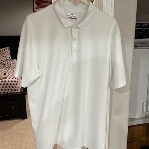 White performance golf polo!